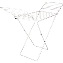 Сушарка для білизни SEPIO, підлогова, металева, 18 м, 178,5x54x104,5 см, біла, міцна та стабільна