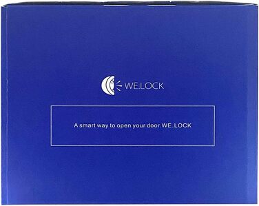 Електронний дверний замок WELOCK PCB01 з паролем, RFID-карткою та Bluetooth, водонепроникний, для дверей 50-100 мм
