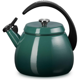 Емальований чайник Le Creuset зі сталі, 2.2 л, колір Артишок (Flamme)