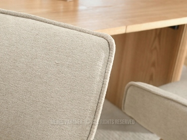 Стілець Mebel-Partner, тканина, бежевий, 1 шт.