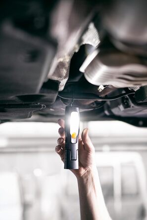 Brennenstuhl LED акумуляторний ліхтар HL 200 A для майстерні, 250+70 люмен, до 6 годин роботи, з магнітом і гачком, складана ручка