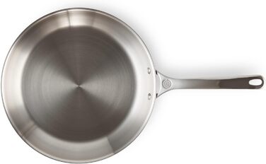 Сковорода LE CREUSET з нержавіючої сталі 30 см, 3-шарова, без покриття