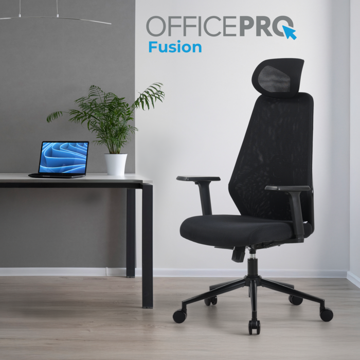Крісло офісне OfficePro Fusion OC577B Black
