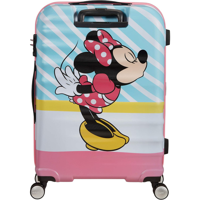 Валіза American Tourister Wavebreaker Disney Minnie Pink Kiss 67 см, 64 л, багатобарвна, спінер