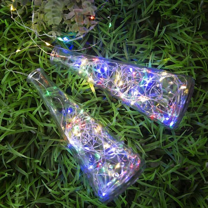 EASTERNSTAR Гірлянда світлодіодна мідний дріт 20м, 200 LED, EU штекер, 8 режимів, вологостійка, для декорування саду, дому, вечірок, святкування Різдва, тепле біле світло
