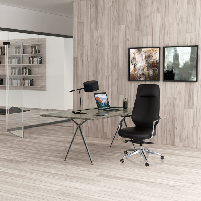 Крісло керівника / офісне крісло VELVET штучна шкіра чорний hjh OFFICE
