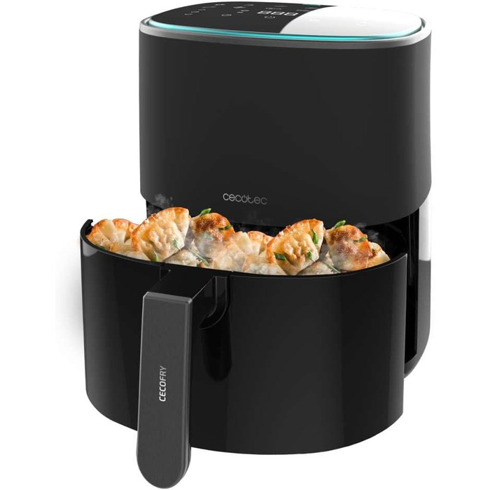 Аерофритюрниця Cecotec Cecofry Fantastik 6500, 6,5 л, 1700 Вт, без олії, 12 програм, сенсорне керування, регулювання температури 80-200°C, захист від перегріву