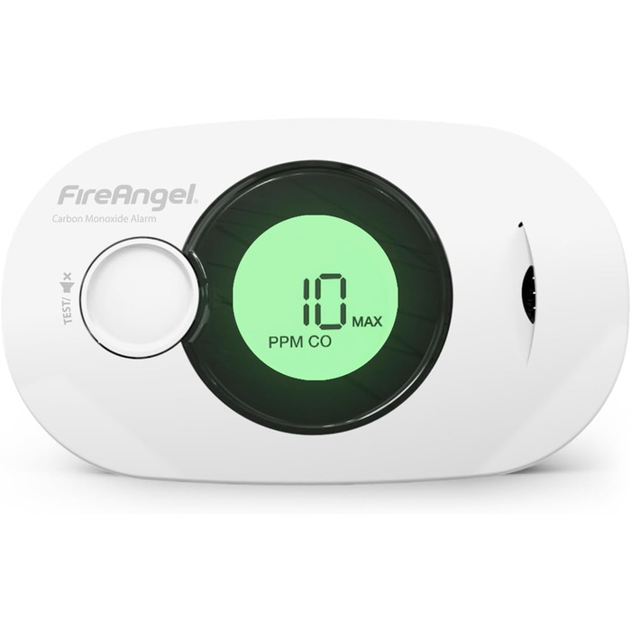 Детектор чадного газу Fire Angel FA3322 з акумулятором 10 років - CO-метр, для дому та подорожей