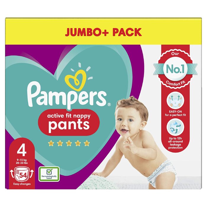 Підгузки-трусики Pampers Baby-Dry розмір 3 (6-11 кг), 192 шт, захист від протікань 360° Fit