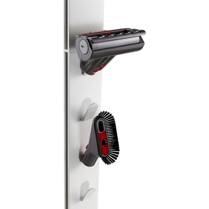 Підставка для пилососа Dyson з алюмінію біла HALTERUNGSPROFI, сумісна з Gen5detect, V15, V12, V11, V10, V8, V7, V6 (DVC-SST-01W)