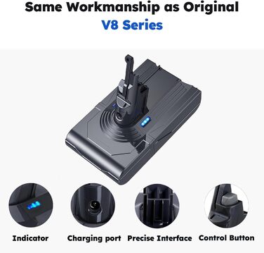 Акумулятор 6000mAh для Dyson V6, DC62, DC74, 967810-21