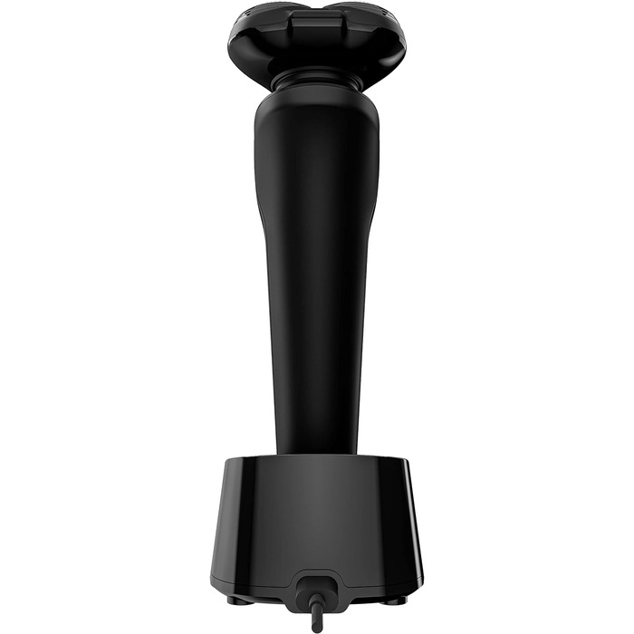 Електробритва Grundig ProClub MS 9130 для чоловіків, BeardCare Sensor, 61% перероблений пластик, титанові леза, волога та суха стрижка, тример для довгого волосся, матовий чорний/червоний