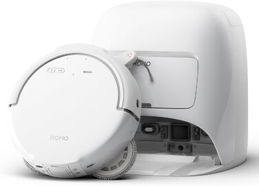 Робот-пилосос DJI Robo S з функцією миття підлоги, 25 000 Па потужність всмоктування, розпізнавання перешкод рівня дрона, два роботизовані руки, 200 днів без обслуговування, автоматичне очищення та сушіння моп-насадки DJI Robo S (версія з баком для води)