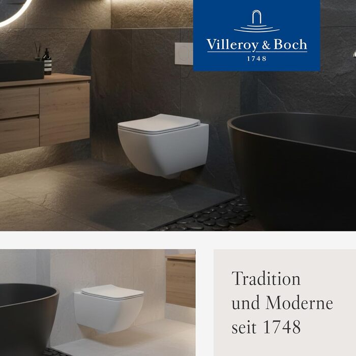 Сидіння для унітаза Villeroy & Boch Architectura D-подібне, білий глянцевий (Alpin), з мікроліфтом (SoftClose), знімне, термопласт (Duroplast), арт. 98M9C101