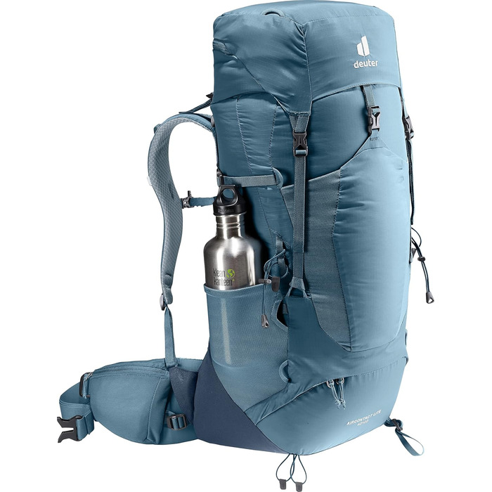 Рюкзак для трекінгу Deuter Aircontact Lite 40+10 л, легкий, атлантик-інк, однотонний