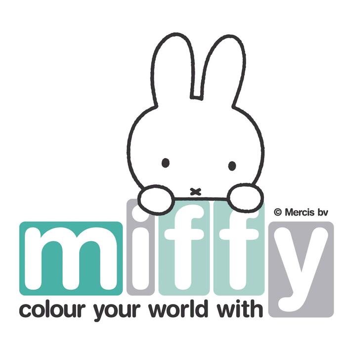 Дитячий ігровий стелаж roba miffy® з 5 сірими тканинними ящиками, білий дерев'яний органайзер з кроликом для іграшок у дитячу кімнату для хлопчиків і дівчаток