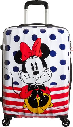 Валіза American Tourister Disney Legends Minnie Blue Dots, синя з крапками, для подорожей