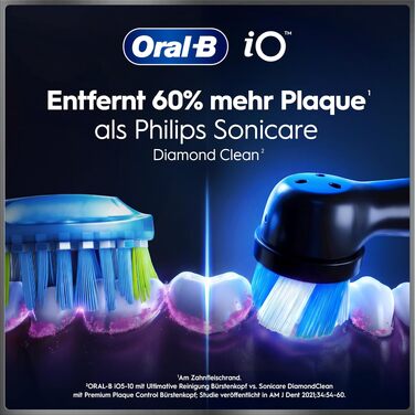 Електрична зубна щітка Oral-B iO Series 10 Cosmic Black, набір з 3 насадками (Probierset)