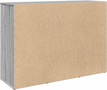 Комод vidaXL у стилі старого дерева, 90x29,5x65 см, ДСП, для зберігання речей, шафа для вітальні, домашній органайзер