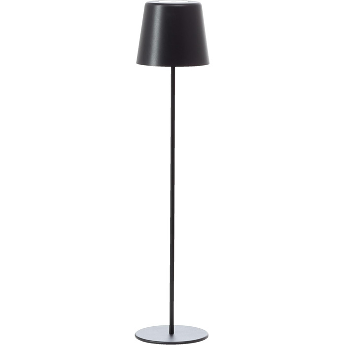 LED-лампа настільна 2 шт. для дому та вулиці | 37 см / 23 см, Ø 10 см | Сенсорний диммер, USB-зарядка, портативна | 310lm, чорний матовий