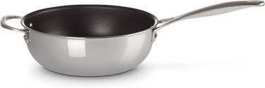 LE CREUSET Набір сковорідок з антипригарним покриттям 24 см (3 шт.) з нержавіючої сталі 3-ply PLUS