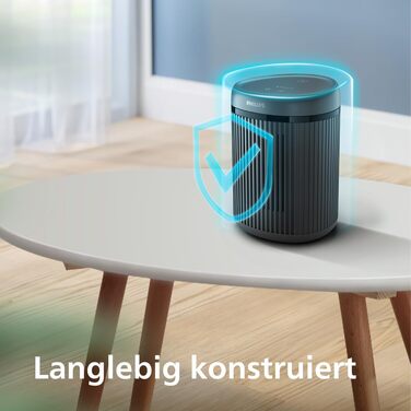Керамічний тепловентилятор-товпчик Philips Smart 5000 серії, 2000 Вт, чорний