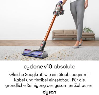 Бездротовий пилосос Dyson Cyclone V10 Absolute (нікель/мідь)