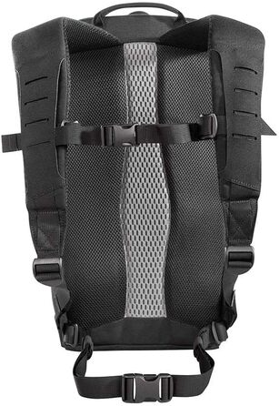 Міський рюкзак Tasmanian Tiger TT Urban Tac Pack 22 л, легкий, для чоловіків, університету, роботи, спорту чи школи, зі знімними поясним і грудним ременями, Molle-сумісний, чорний