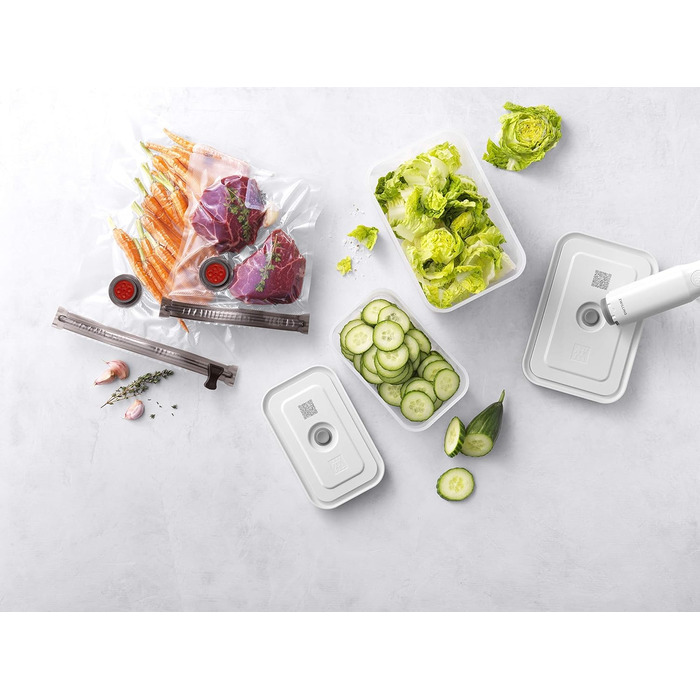 Вакуумний набір ZWILLING Fresh & Save, 7 предметів, стартовий комплект, 19 x 5 см