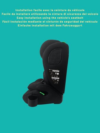 Автокрісло Nania Torino 76-150 см, група 1/2/3 (9-36 кг), 15 місяців - 12 років, 12 положень підголівника, підстаканник