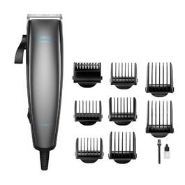 Машинка для стрижки волосся Cecotec Bamba PrecisionCare Wet&Dry з нержавіючої сталі з титановим покриттям, акумуляторна, до 120 хв роботи, довжина зрізу 0,5-30 мм, 8 насадок, професійна, для вологого та сухого використання