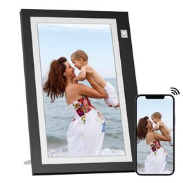 Цифровий фоторамка Kodak 10.1 дюйма з IPS-екраном, відтворення фото/музики/відео, USB/SD, календар, будильник, з пультом дистанційного керування, чорний