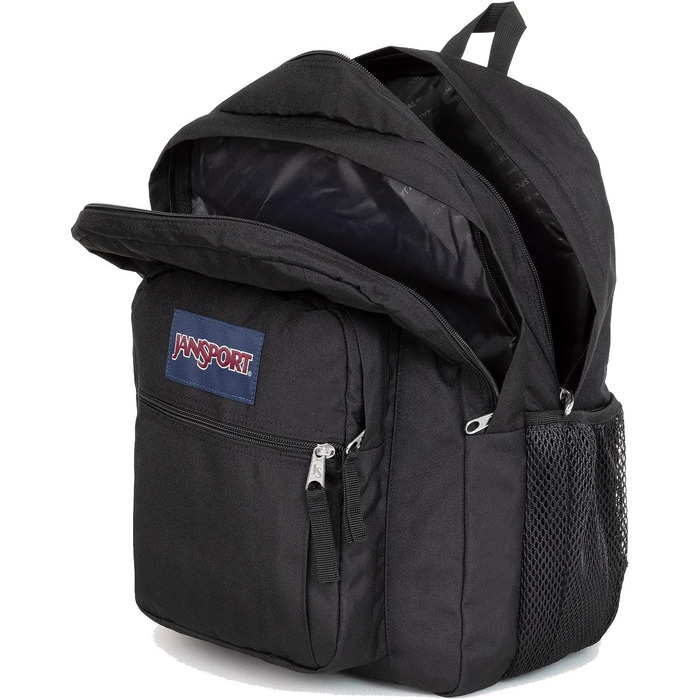 Рюкзак JanSport Big Student чорний, великий шкільний для підлітків та студентів