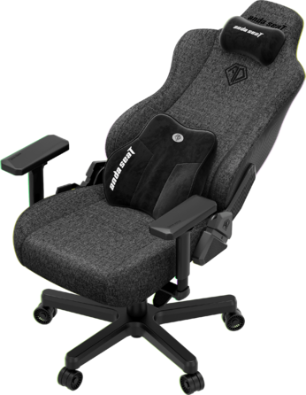 Крісло ігрове Anda Seat Kaiser 3E Dark Grey Fabric Size XL