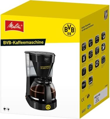 Кавоварка фільтраційна Melitta Easy BVB Edition 1023-02, пластик, чорна