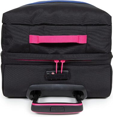Велика дорожня валіза Eastpak TRANVERZ L 121 л, 79 см, темно-синя (Kontrast Escape Navy), на колесах, преміум-якість