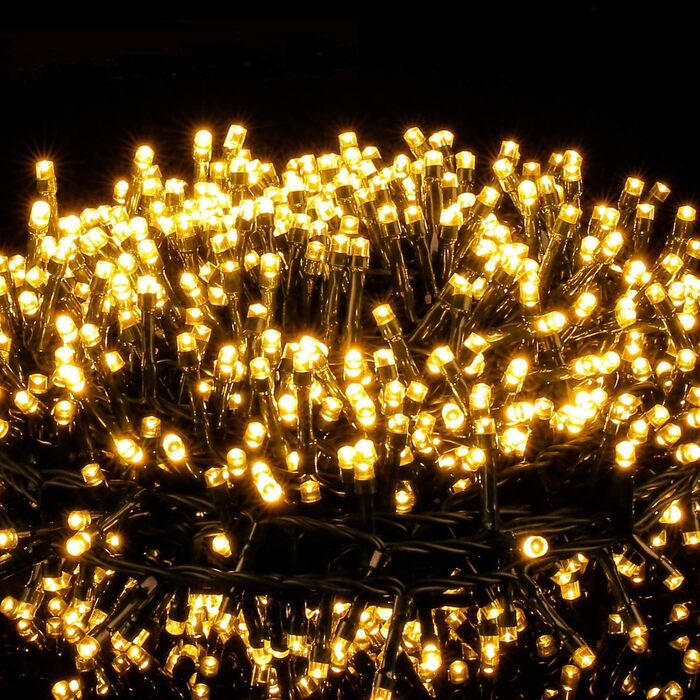 Світлодіодна гірлянда Avoalre 25м 1000 LED для зовнішнього використання, теплий білий колір, різдвяна ілюмінація