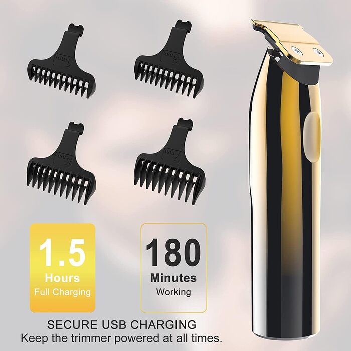 Електробритва Hatteker для чоловіків з 3 гнучкими лезами, тример для бороди, стрижка волосся, водонепроникний, доглядовий набір