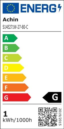 LED гірлянда Achin 15M для зовнішнього використання, тепле біле світло 2700K, 25+2 лампочки G40 E12, диммування, для саду, вечірки, тераси