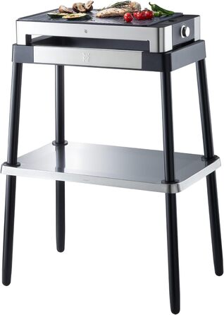 Електрогриль WMF Lono Quadro: компактний, нержавіюча сталь, 1250W, для дому, легко миється