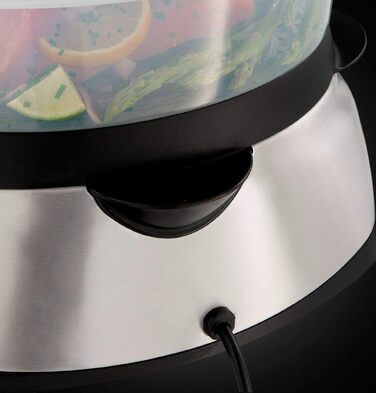 Рисівварка Russell Hobbs 19750-56 з функцією підігріву та парової обробки, антипригарне покриття, мірний стакан та ложка, скляна кришка