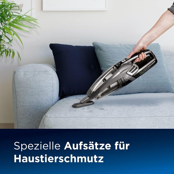 Акумуляторний пилосос Bissell PowerClean FurGuard для шерсті тварин: 280W, HEPA-фільтр, самоочисна щітка, 50 хв роботи