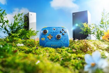 Бездротовий геймпад 8BitDo Ultimate 3-mode для Xbox Series X|S, Xbox One, PC, Android, Apple — Hall Effect стіки, додаткові кнопки Pro, Rare 40th Anniversary Edition