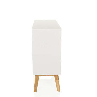 Сервант / комод TAROLO I 97x34x80 см 3 шухляди 2 двері білий hjh LIVING