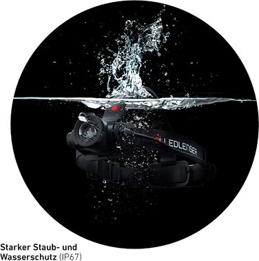 Ліхтар налобний Ledlenser H7R Core, 1000 лм, акумуляторний, водонепроникний IP67, фокусування, плавне затемнення, USB-зарядка, дальність 250 м