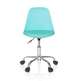 Дитячий стілець-крісло FANCY II, обертовий, бірюзовий, hjh OFFICE