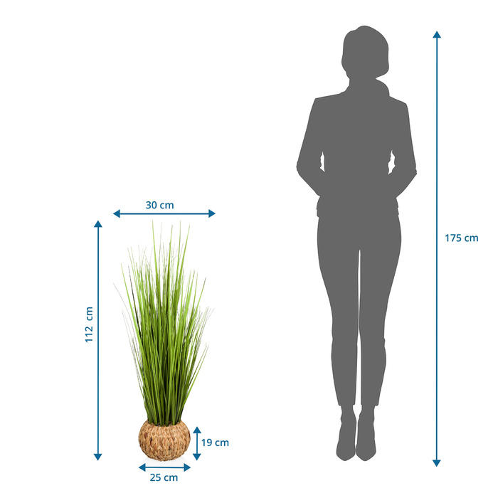 Штучна рослина CORTADERIA Дика трава / Pampas Grass 112 см зелений hjh ОФІС
