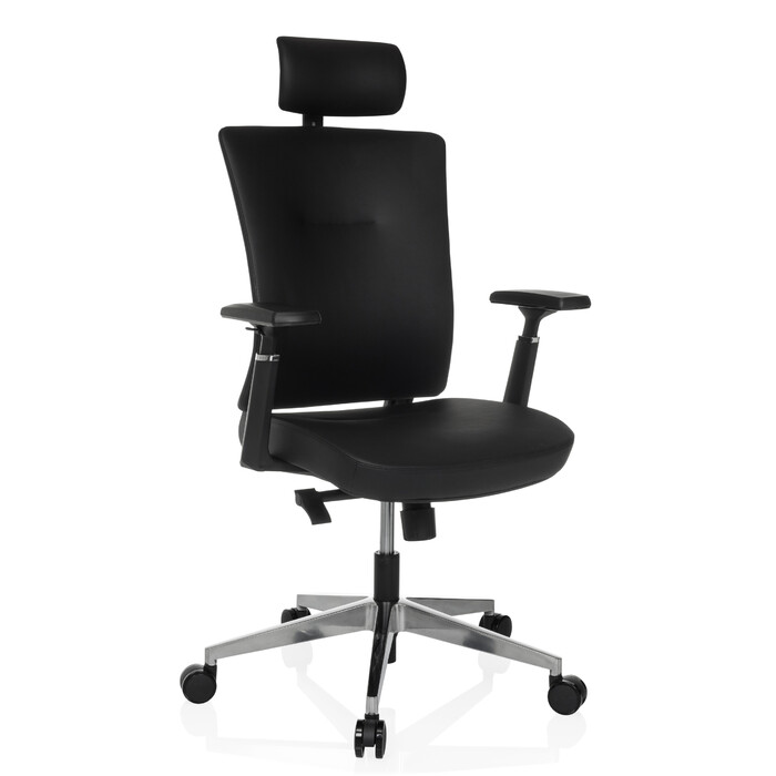 Офісне крісло / крісло керівника CAPTIVO PRO штучна шкіра чорний hjh OFFICE