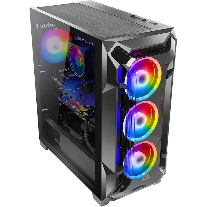 Корпус для ПК Antec DF600 Flux Midi Tower чорний