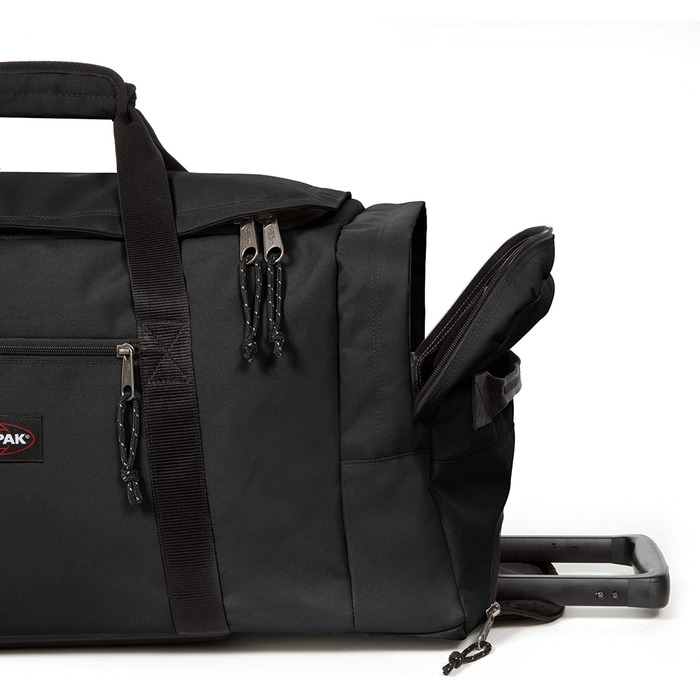 Дорожня сумка Eastpak Leatherface M+ 69 л, чорна, 68.5×32.5×34.5 см